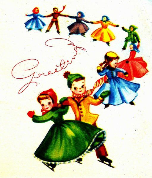 511x600 390 Best Vintage Christmas Cards 2 Images Cards