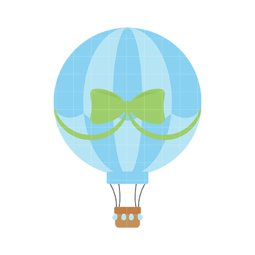 504x504 Baby Clipart Hot Air Balloon