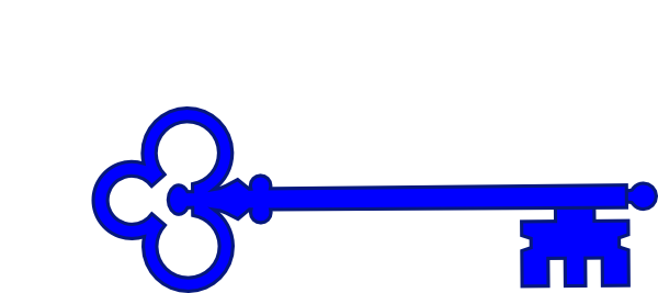 600x267 Skeleton Key Clip Art