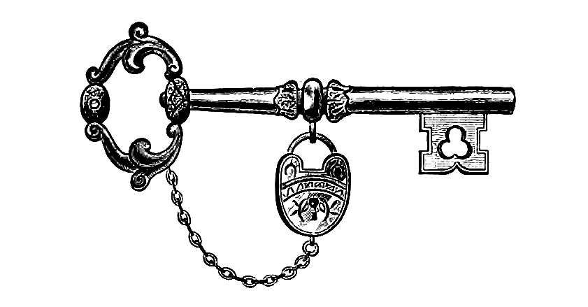 841x439 Steampunk Clipart Key