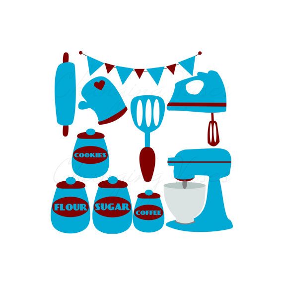 Vintage Kitchen Clipart | Free download on ClipArtMag