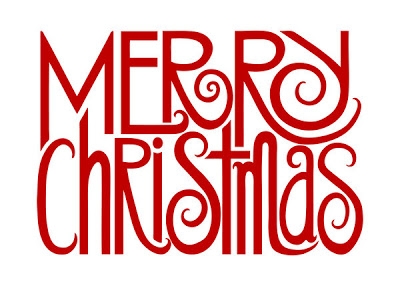 400x286 Merry Christmas Clip Art Words