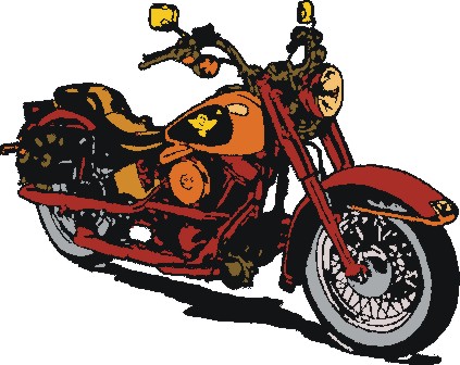 423x336 Motorcycle Clip Art 4