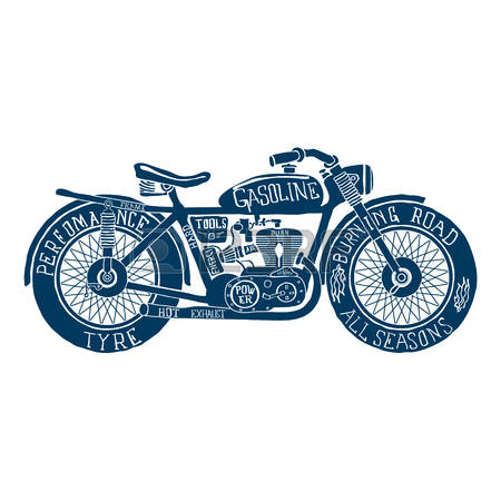 450x450 Vintage Motorcycle Clipart 101 Clip Art