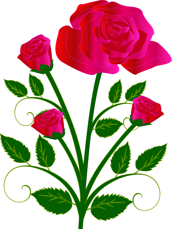 601x800 Clipart Flower Valentine
