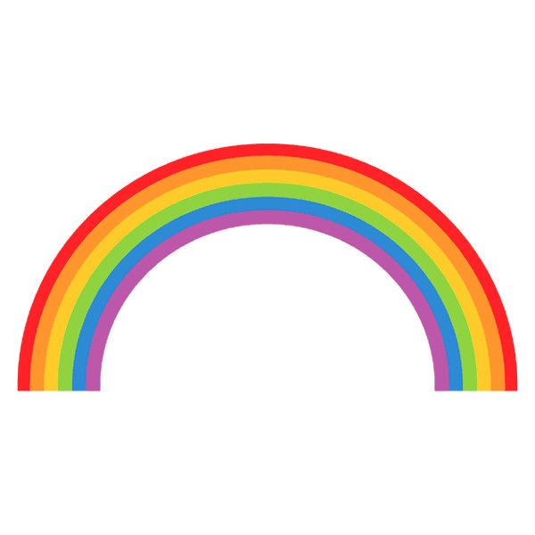 600x600 Best Rainbow Clipart Ideas Very Hungry