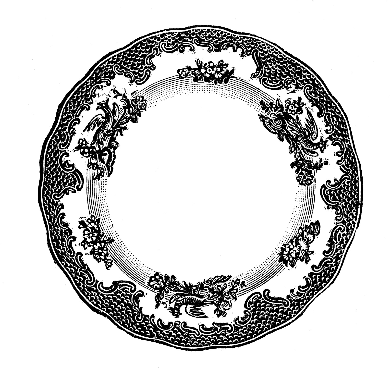 1600x1502 Vintage Clip Art