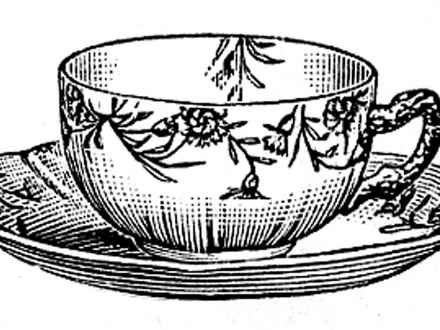 440x330 Image, Free Black And White Clip Art, Antique Wheelbarrow