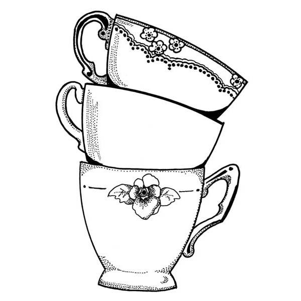600x600 Tea Cup Clipart Elegant