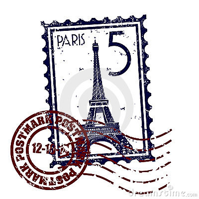 400x400 Vintage Travel Stamps Clipart