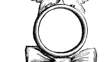 360x200 Vintage Wedding Cake Clip Art