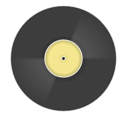 444x411 Clip Art Long Play Vinyl Disc Record Clipartist