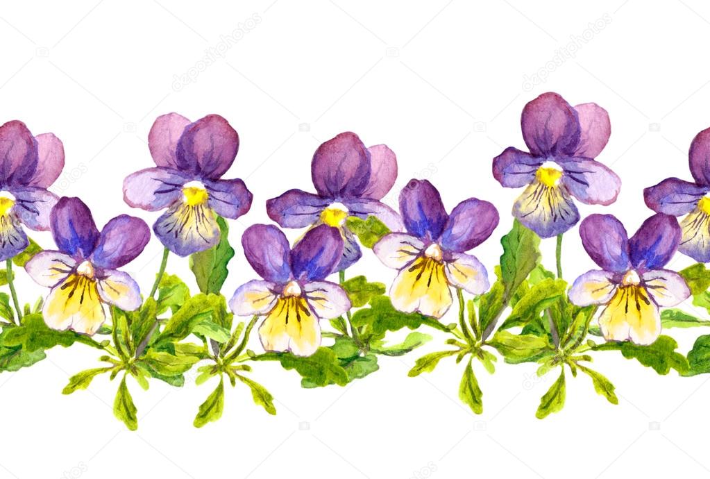 1023x690 Violet Clipart Border