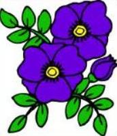 172x199 Free Violet Clipart