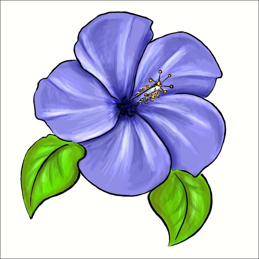894x894 Violet Flower Clip Art