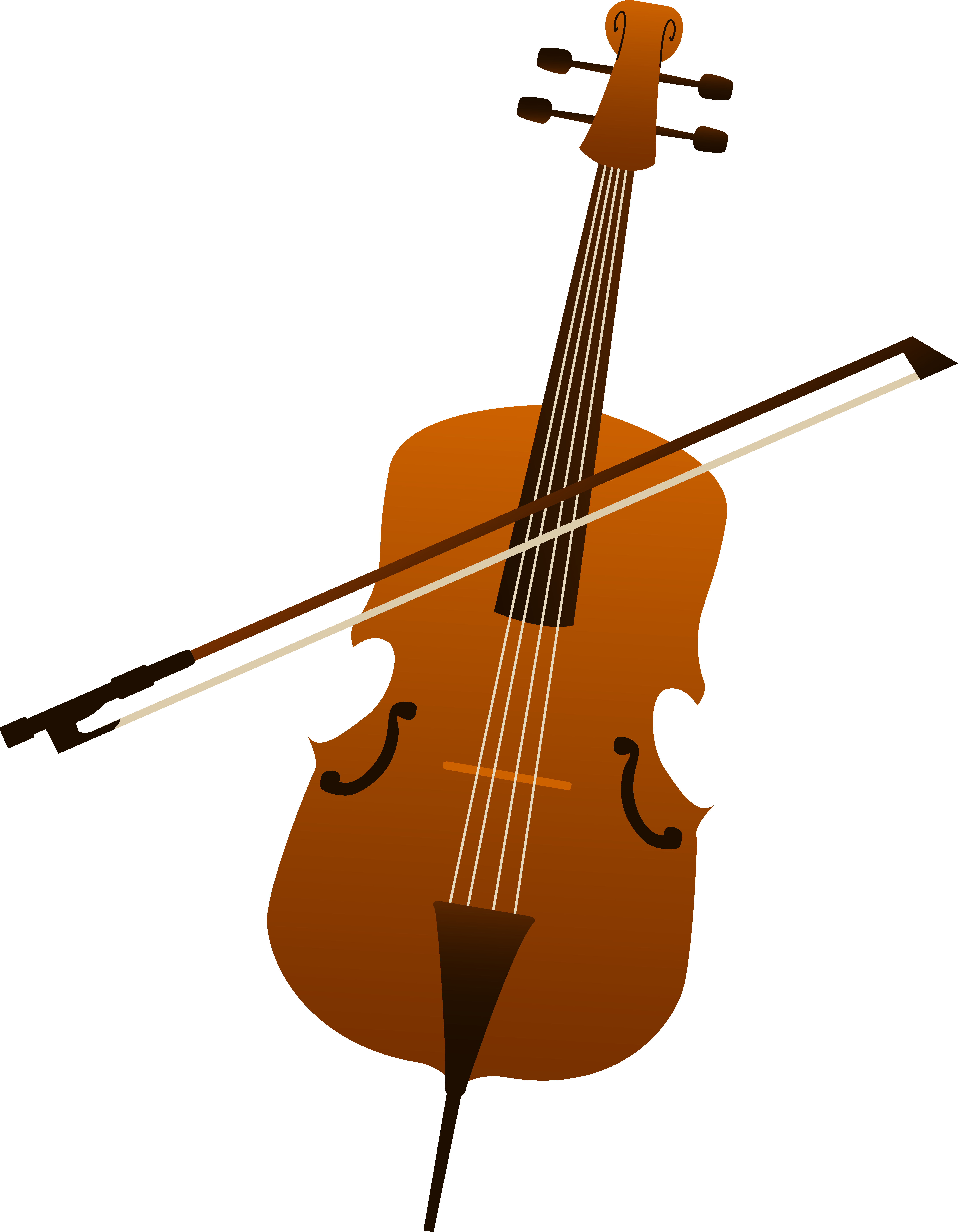 6554x8427 Violin Clipart Cello