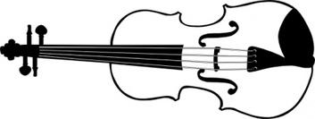 353x133 Violin Free Vectors Clip Art