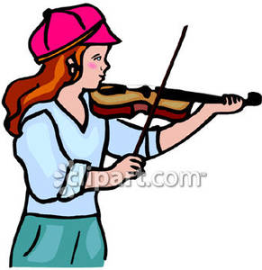 291x300 Boy Playing Violin Clip Art