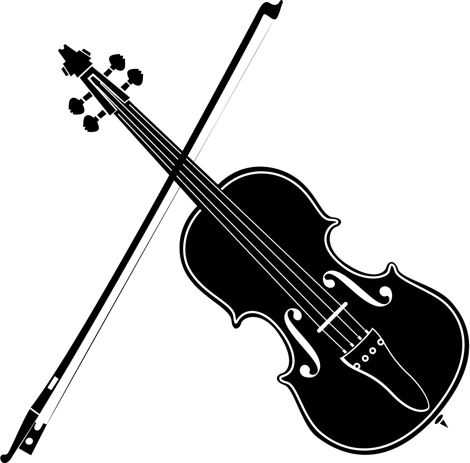 1500x1479 Clip Art Violin