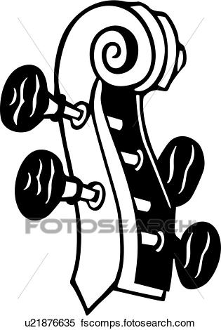315x470 Clipart Of , Instrument, Musical, Peg, Violin, U21876635