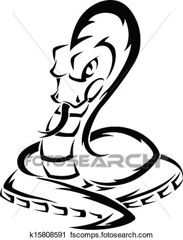 360x470 Clipart Of Viper Snake Head Vintage Engraving K6392330