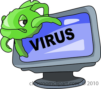 350x307 Computer Clip Artputer Virus Clipart Kid