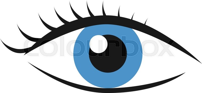 800x368 Blue Eyes Clipart Vision