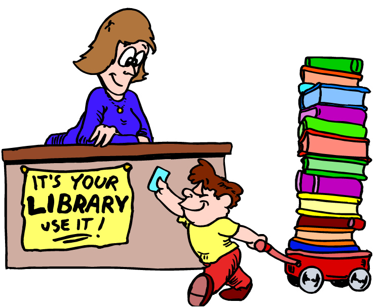 750x606 Library Visit Clipart