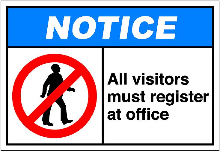 734x506 Visitor Sign Clip Art Cliparts