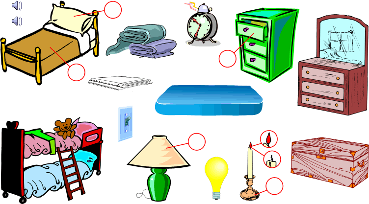 752x417 Bedroom Clipart Vocabulary