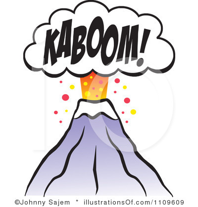 400x420 Eruption Clipart