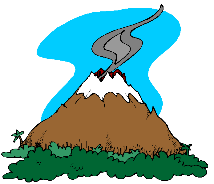 695x598 Volcano Clip Art
