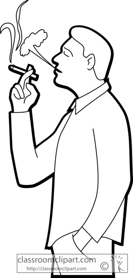 263x550 Smoking Clipart Black And White