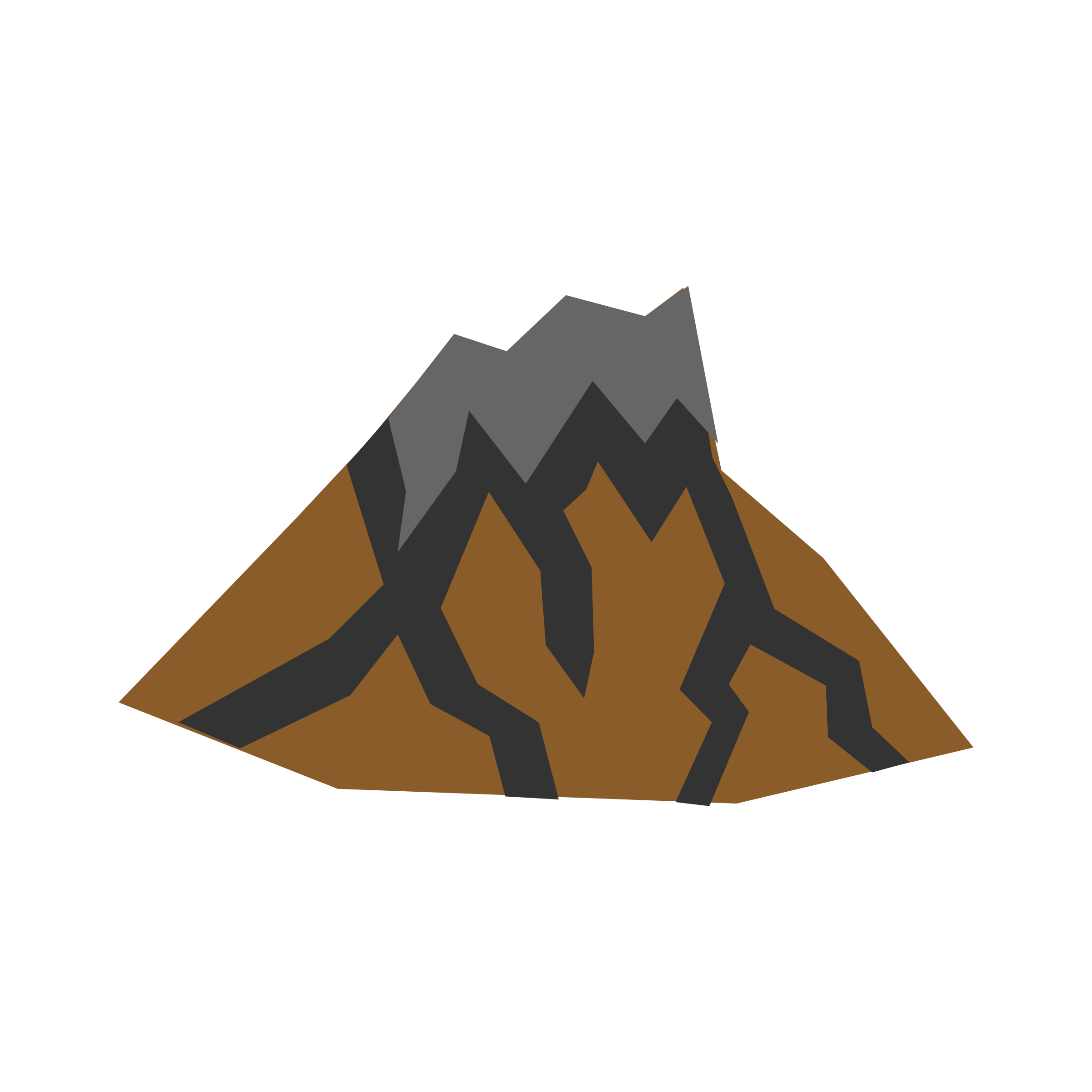 2400x2400 Clip Art Volcano Biezumd