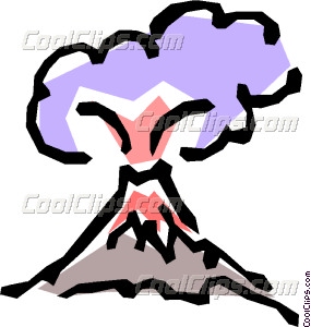 285x300 Volcanoes Vector Clip Art