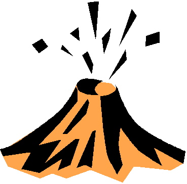 369x364 Volcano Clipart Cartoon