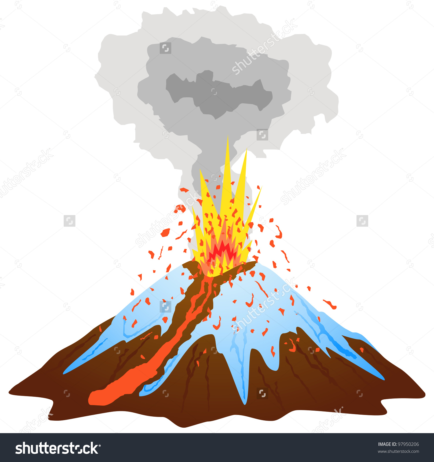 1500x1600 Clip Art Clip Art Volcano
