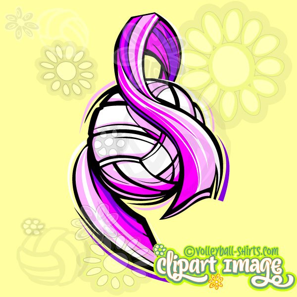 600x600 Pink Volleyball Clipart Archives