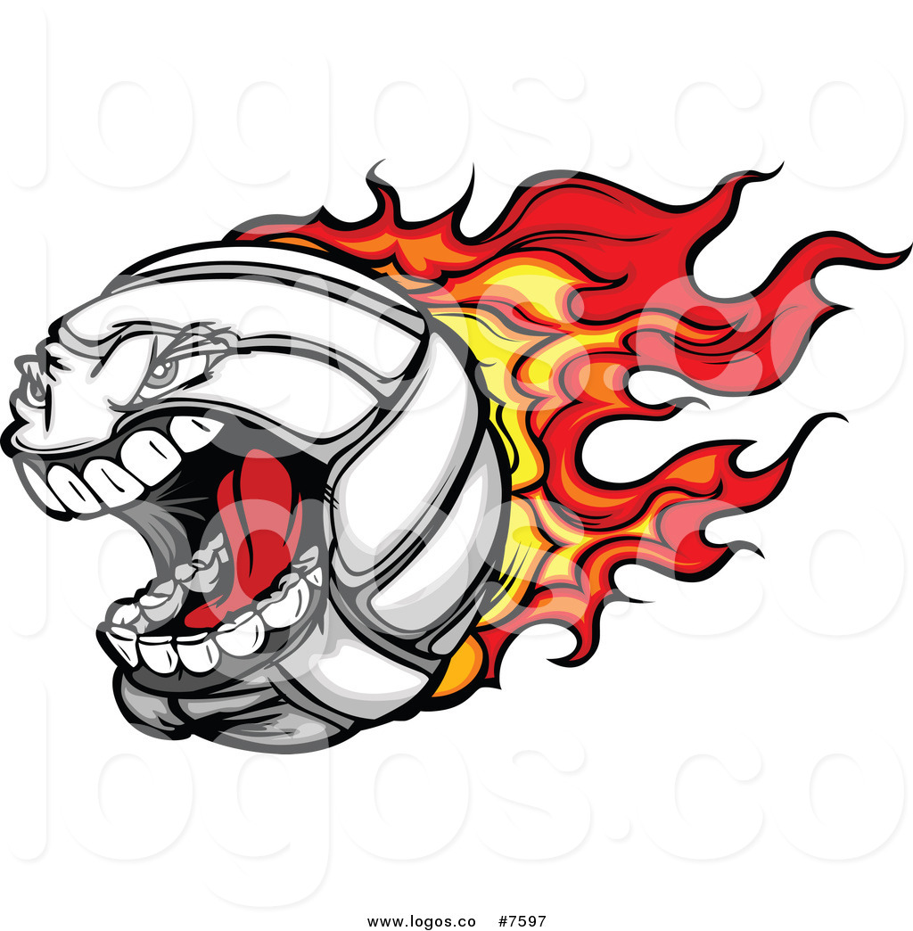 1024x1044 Royalty Free Clip Art Vector Logo Of A Screaming Flaming