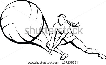 450x276 Clip Art Volleyball Chadholtz
