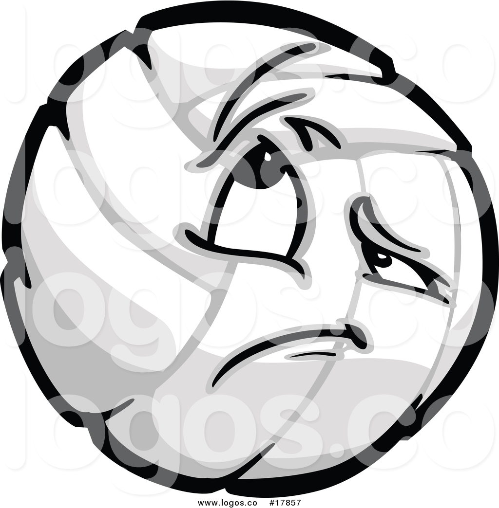 1024x1044 Vector Logo Of A Volleyball Mascot By Chromaco