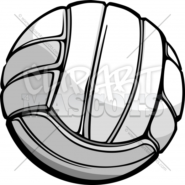 590x590 Volleyball Ball Vector Graphic Clipart Logo