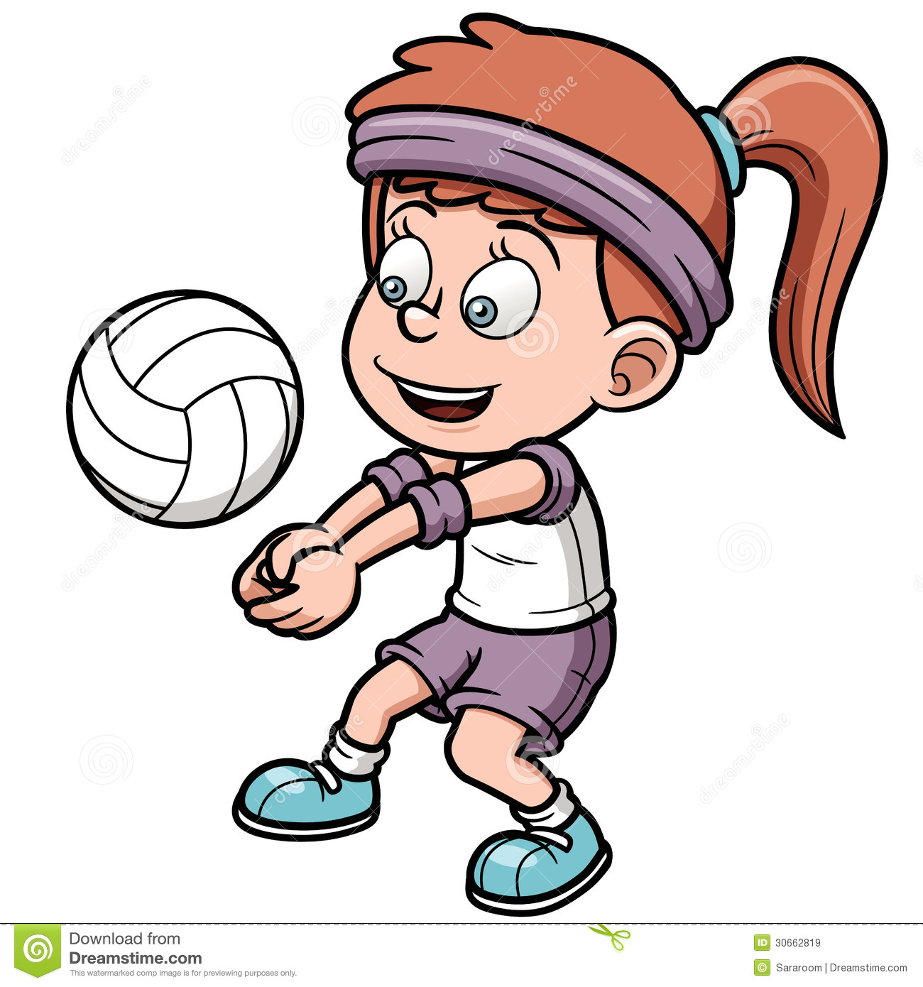 Volleyball Cartoon Clipart | Free download on ClipArtMag