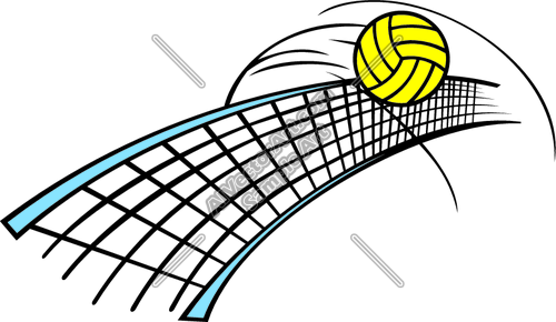 500x290 Free Volleyball Net Clipart Image