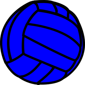 297x300 Blue Clipart Volleyball
