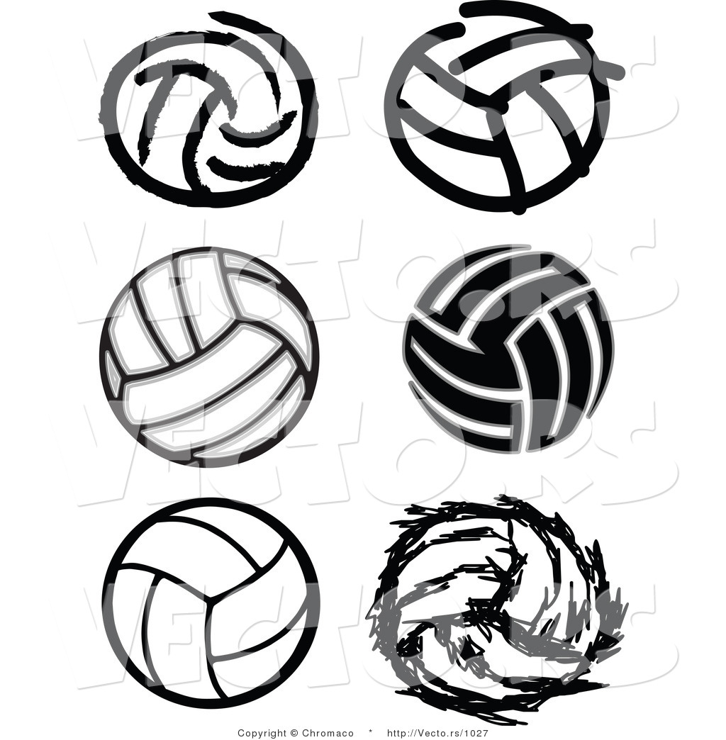 1024x1044 Volleyball Black And White Clipart