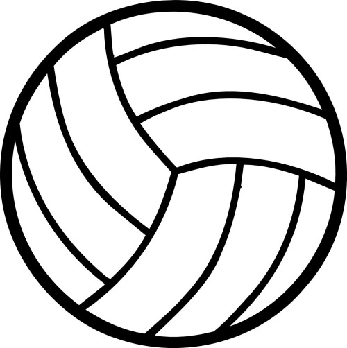 500x502 Volleyball Clip Art