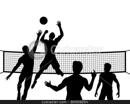 450x358 Cliparts Of Volleyball