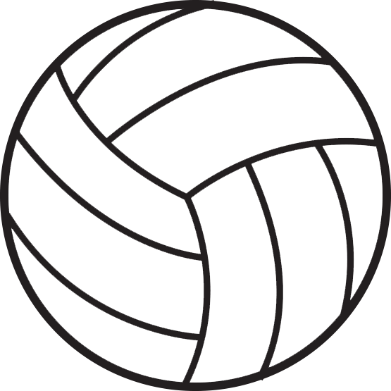 555x555 Modern Volleyball Cliparts 234549
