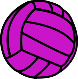 297x299 Purple Volleyball Clip Art